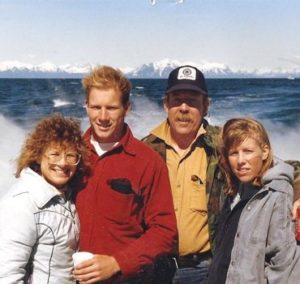 Young Jimmie Jack with family in Alaska.