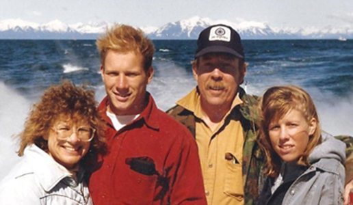 Young Jimmie Jack with family in Alaska.