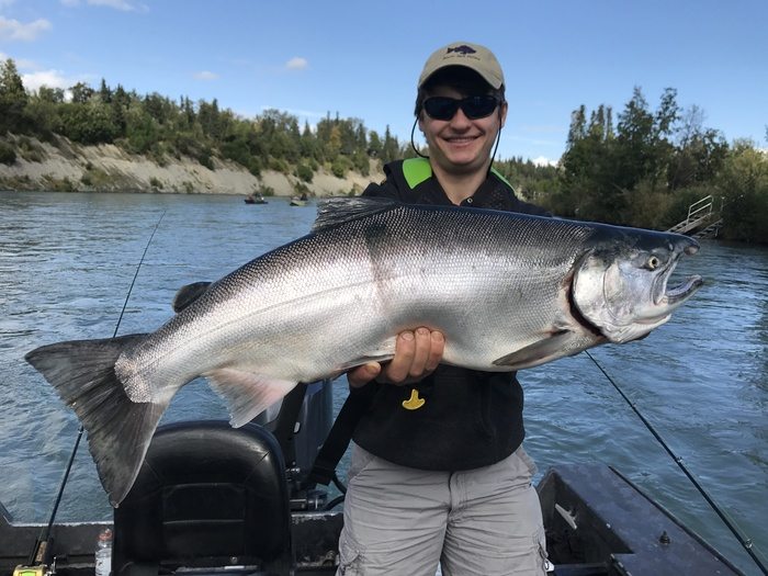 Silver Salmon Fishing Kenai Alaska fishing