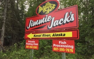 Jimmie Jack's road sign