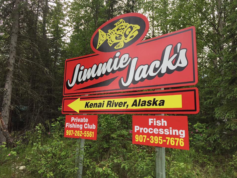 Jimmie Jack's road sign
