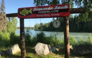 Jimmie Jack Fishing sign and fish scale